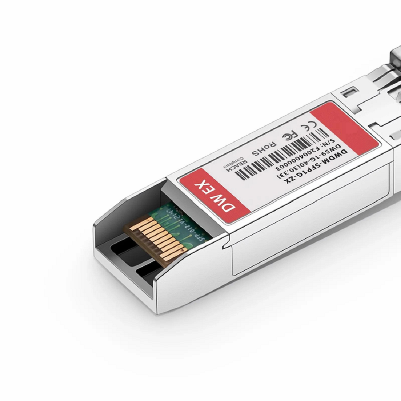 Cisco C58 DWDM-SFP-3112-40 Compatible SFP 1000BASE-DWDM 1531.12nm 100GHz 40km DOM Duplex LC/UPC SMF Optical Transceiver Module for Transmission