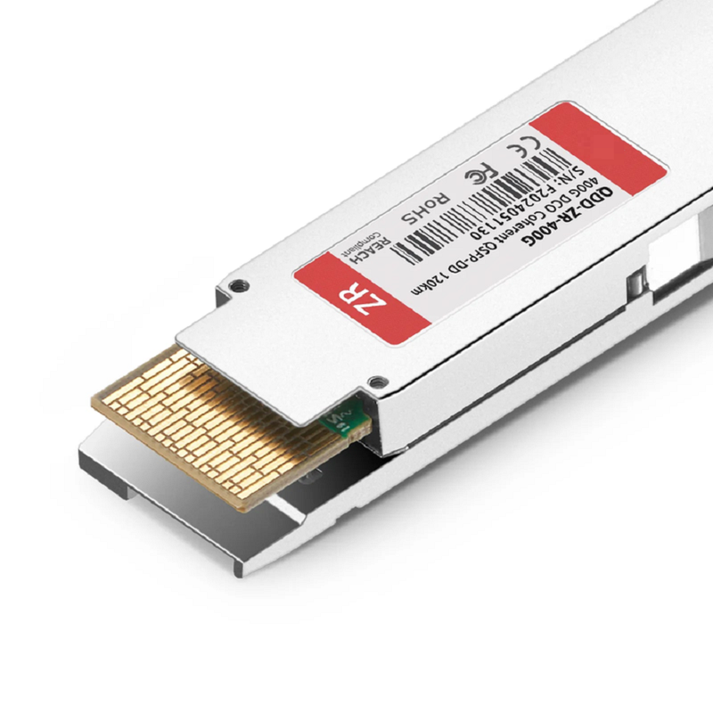 H3C Compatible QSFP-DD DCO 400G DWDM Tunable Coherent â‰¤120km DOM Duplex LC/UPC SMF Optical Transceiver Module for Transmission