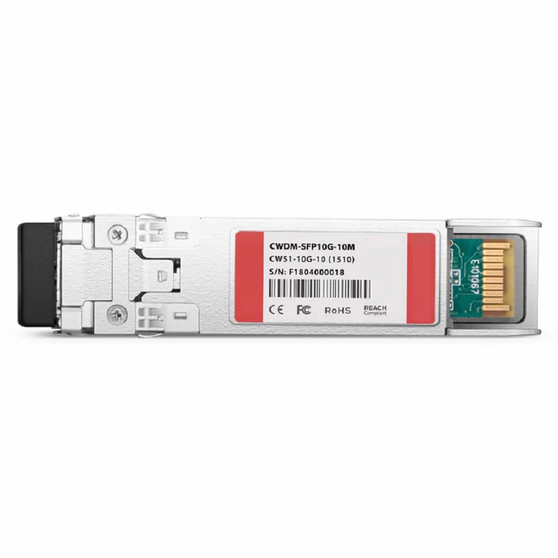 NETGEAR Compatible SFP+ 10G CWDM 1570nm 10km DOM Duplex LC/UPC SMF Optical Transceiver Module for Transmission (Industrial)