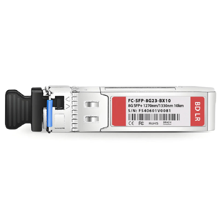 Brocade Compatible SFP+ 8GBASE-BX-U Fibre Channel BiDi 1270nm-TX/1330nm-RX 10km DOM Simplex LC/UPC SMF Optical Transceiver Module