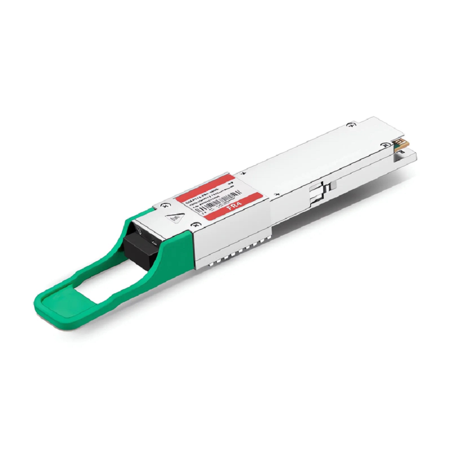 NVIDIA/Mellanox Compatible 400GBASE-FR4 QSFP112 4 x 100G PAM4 1310nm 2km DOM Duplex LC/UPC SMF InfiniBand NDR Optical Transceiver Module for ConnectX-7 HCA