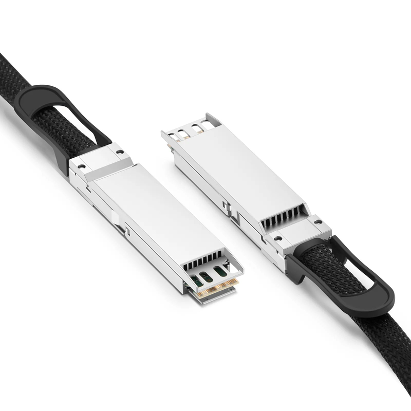 0.5m (2ft) NVIDIA/Mellanox Compatible 1.6T OSFP224 8 x 200G PAM4 Closed Finned Top InfiniBand XDR Passive Direct Attach Copper Twinax Cable