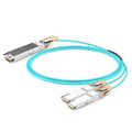10m (33ft) NVIDIA/Mellanox MFA7U10-H010 Compatible 400G OSFP 8 x 50G PAM4 Finned Top to 2 x 200G QSFP56 4 x 50G PAM4 InfiniBand HDR Active Optical Breakout Cable for Quantum-2 Switches and ConnectX-6 HCA