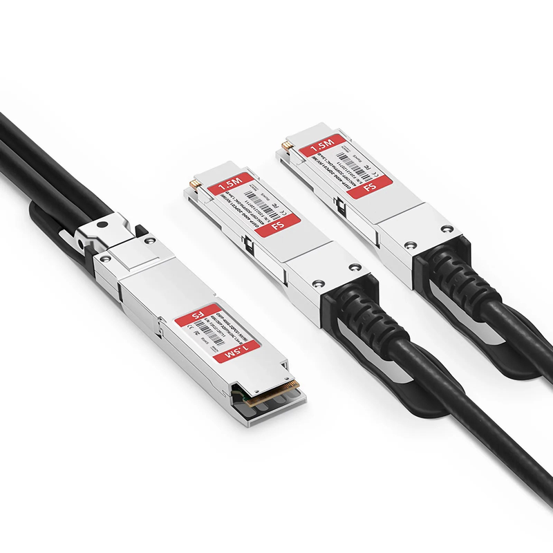 1m (3ft) NVIDIA/Mellanox MCP7Y60-H001 Compatible 400G OSFP 8 x 50G PAM4 Finned Top to 2 x 200G QSFP56 4 x 50G PAM4 InfiniBand HDR Passive Direct Attach Copper Breakout Cable for Quantum-2 Switches and ConnectX-6 HCA