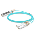 20m (66ft) NVIDIA/Mellanox MFA7U10-H020 Compatible 400G OSFP 8 x 50G PAM4 Finned Top to 2 x 200G QSFP56 4 x 50G PAM4 InfiniBand HDR Active Optical Breakout Cable for Quantum-2 Switches and ConnectX-6 HCA