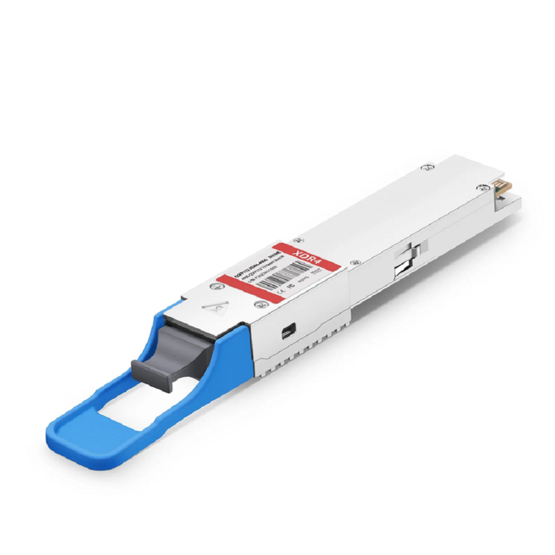 NVIDIA/Mellanox Compatible 400GBASE-XDR4 QSFP112 4 x 100G PAM4 1310nm 2km DOM MPO-12/APC SMF InfiniBand NDR Optical Transceiver Module for ConnectX-7 HCA