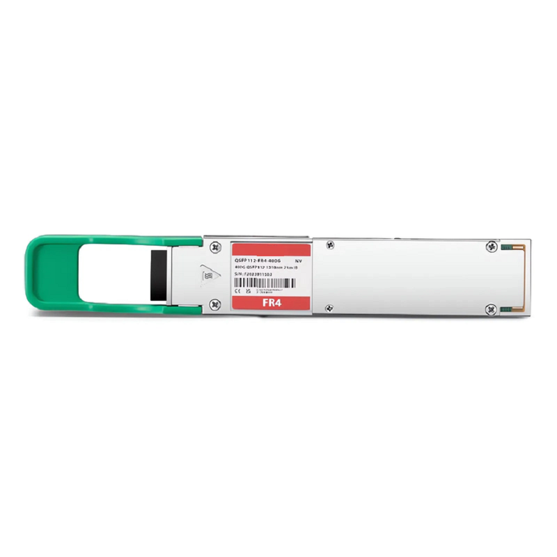 NVIDIA/Mellanox Compatible 400GBASE-FR4 QSFP112 4 x 100G PAM4 1310nm 2km DOM Duplex LC/UPC SMF InfiniBand NDR Optical Transceiver Module for ConnectX-7 HCA