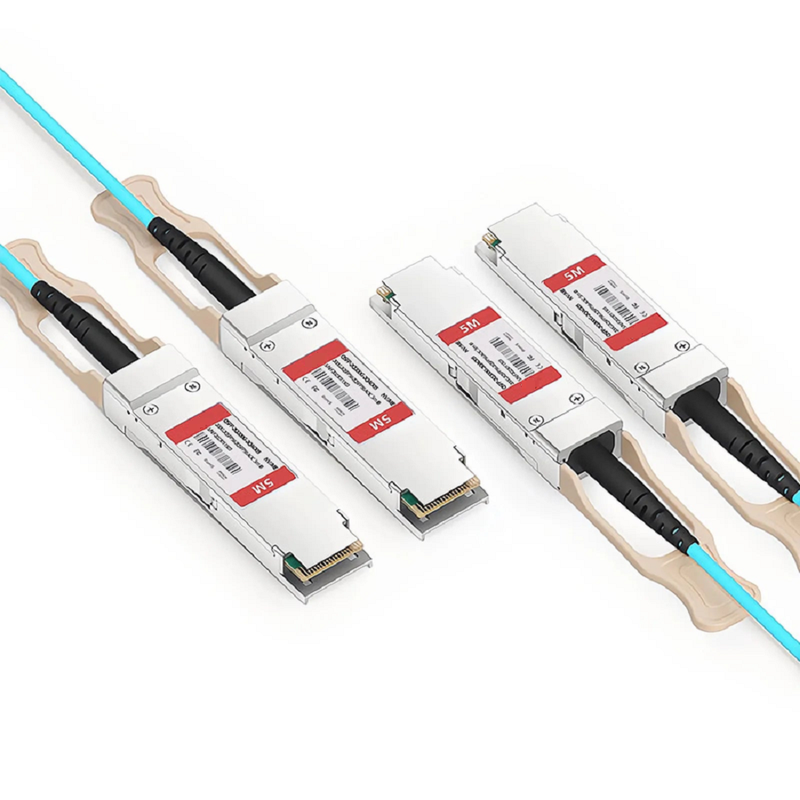 3m (10ft) NVIDIA/Mellanox MFS1S90-H003E Compatible 2 x 200G QSFP56 4 x 50G PAM4 to 2 x 200G QSFP56 4 x 50G PAM4 InfiniBand HDR Active Optical Breakout Cable for Quantum Switches