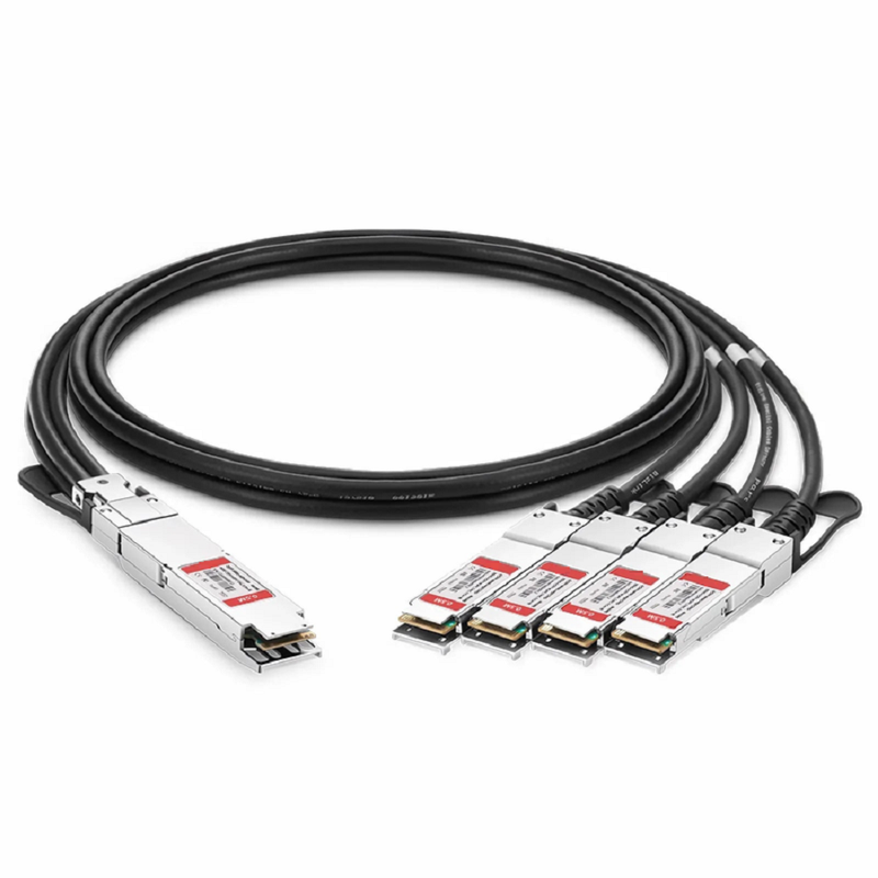 1m (3ft) NVIDIA/Mellanox MCP7Y70-H001 Compatible 400G OSFP 8 x 50G PAM4 Finned Top to 4 x 100G QSFP56 2 x 50G PAM4 InfiniBand HDR Passive Direct Attach Copper Breakout Cable for Quantum-2 Switches and ConnectX-6 HCA