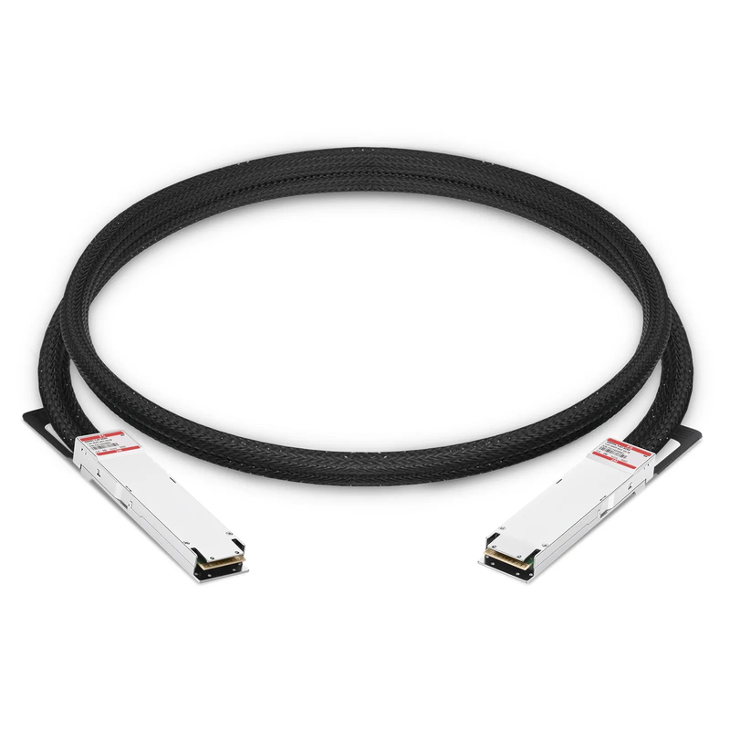 2m (7ft) NVIDIA/Mellanox MCA4K00-X002 Compatible 1.6T OSFP224 8 x 200G PAM4 Flat Top InfiniBand XDR Active Direct Attach Copper Twinax Cable