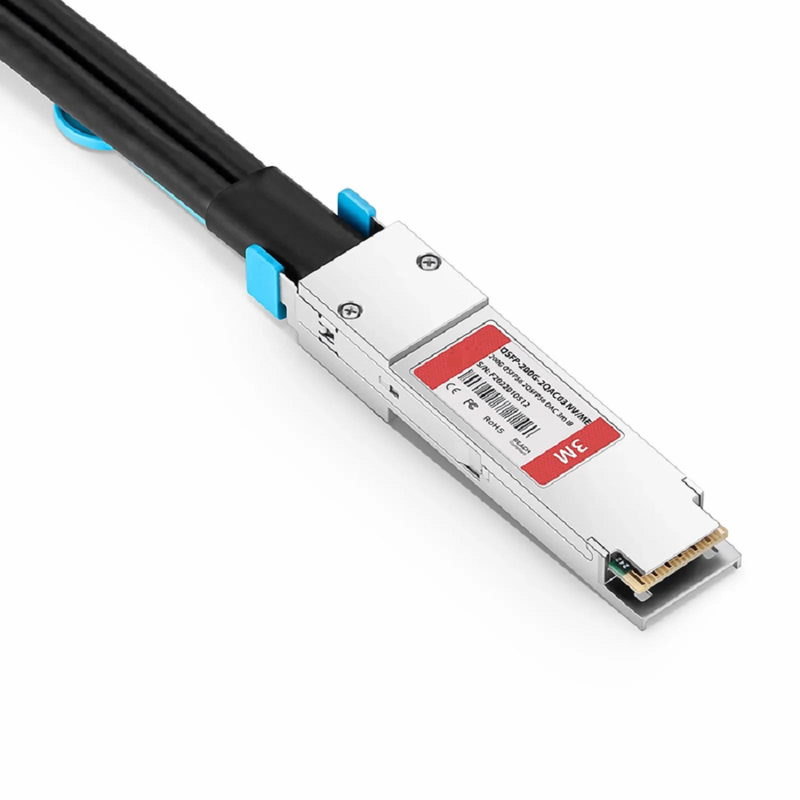 7m (23ft) NVIDIA/Mellanox MCA7J50-H007R Compatible 200G QSFP56 4 x 50G PAM4 to 2 x 100G QSFP56 2 x 50G PAM4 InfiniBand HDR Active Direct Attach Copper Breakout Cable for Quantum Switches and ConnectX-6 HCA