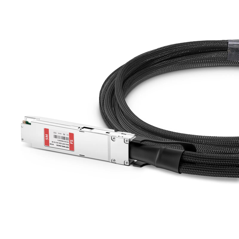 5m (16ft) NVIDIA/Mellanox MCA7J65-N005 Compatible 800G Twin-port OSFP 8 x 100G PAM4 Finned Top to 2 x 400G QSFP112 4 x 100G PAM4 InfiniBand NDR Active Direct Attach Copper Breakout Cable for Quantum-2 Switches and ConnectX-7 HCA