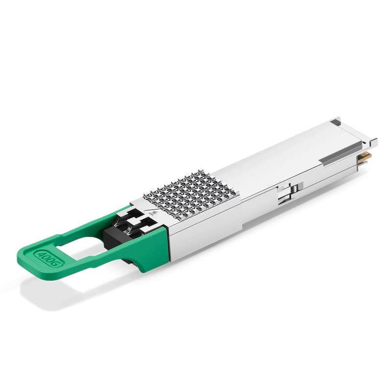 NVIDIA/Mellanox Compatible 400GBASE-FR4 QSFP112 4 x 100G PAM4 1310nm 2km DOM Duplex LC/UPC SMF InfiniBand NDR Optical Transceiver Module for ConnectX-7 HCA