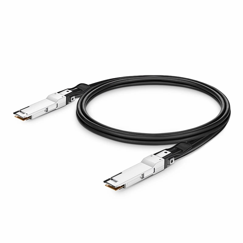 1.5m (5ft) Dell 470-ADFD Compatible 200G QSFP-DD 8 x 25G NRZ Passive Direct Attach Copper Twinax Cable
