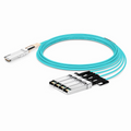 50m (164ft) NVIDIA/Mellanox Compatible 200G QSFP56 4 x 50G PAM4 to 4 x 50G SFP56 50G PAM4 Active Optical Breakout Cable