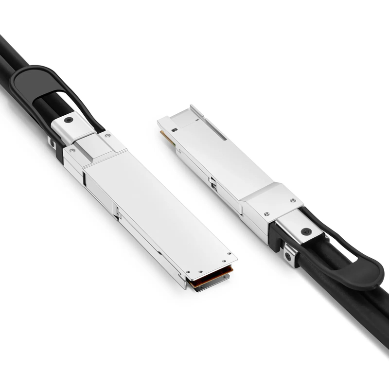3m (10ft) Juniper Networks Compatible 400G OSFP 8 x 50G PAM4 Flat Top to 400G QSFP-DD 8 x 50G PAM4 Passive Direct Attach Copper Twinax Cable