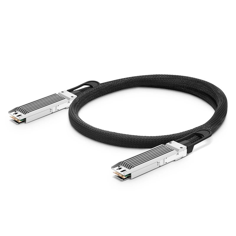 1m (3ft) Juniper Networks OSFP-800G-DAC-1M Compatible 800G OSFP 8 x 100G PAM4 Finned Top Passive Direct Attach Copper Twinax Cable