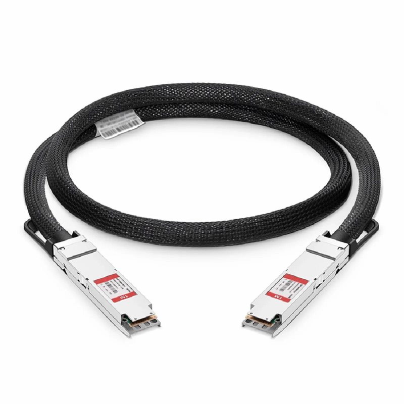 1m (3ft) H3C Compatible 800G OSFP 8 x 100G PAM4 Finned Top Passive Direct Attach Copper Twinax Cable