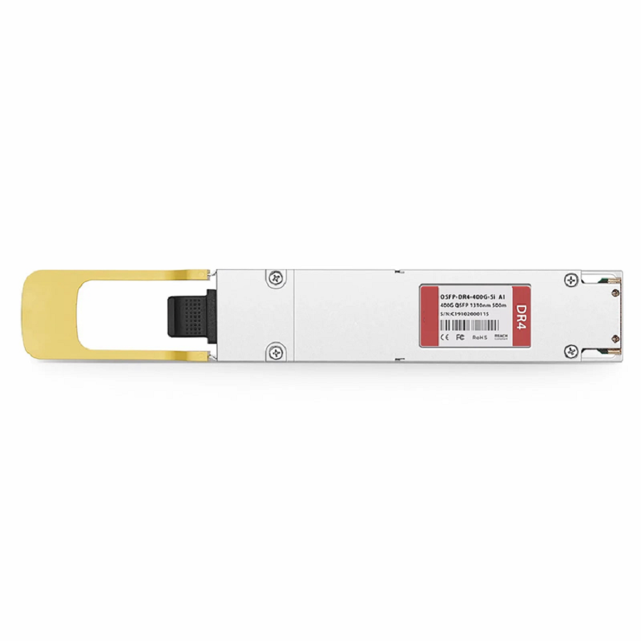 Arista Networks OSFP-400G-DR4 Compatible 400GBASE-DR4 OSFP Finned Top 8 x 50G PAM4 1310nm 500m DOM MPO-12/APC SMF SiPh-Based Optical Transceiver Module, Breakout to 4 x 100G-DR