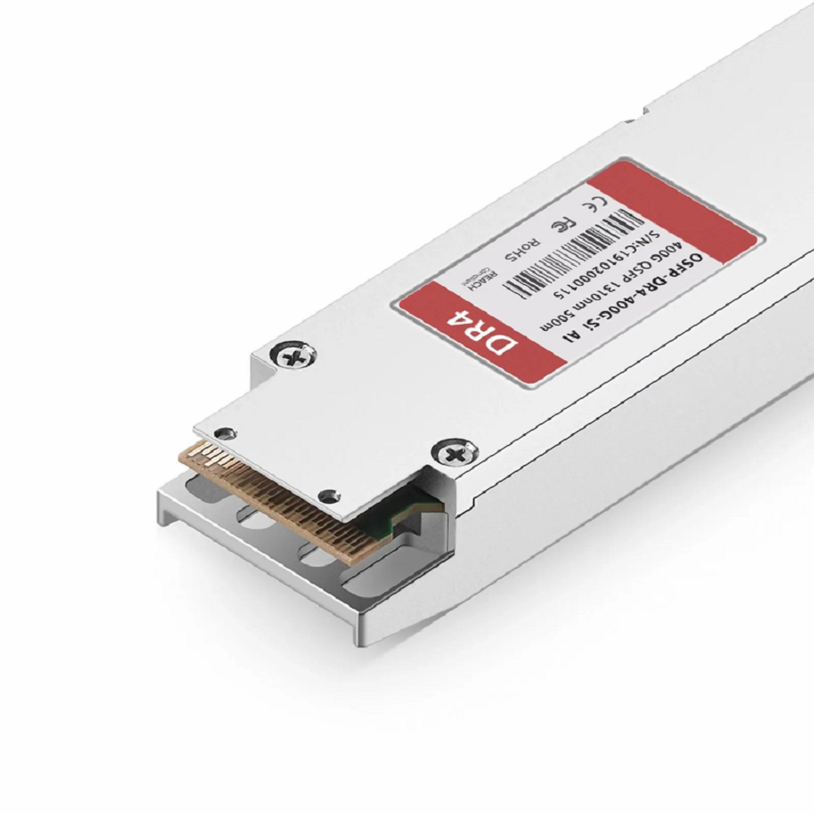 Arista Networks OSFP-400G-DR4 Compatible 400GBASE-DR4 OSFP Finned Top 8 x 50G PAM4 1310nm 500m DOM MPO-12/APC SMF SiPh-Based Optical Transceiver Module, Breakout to 4 x 100G-DR