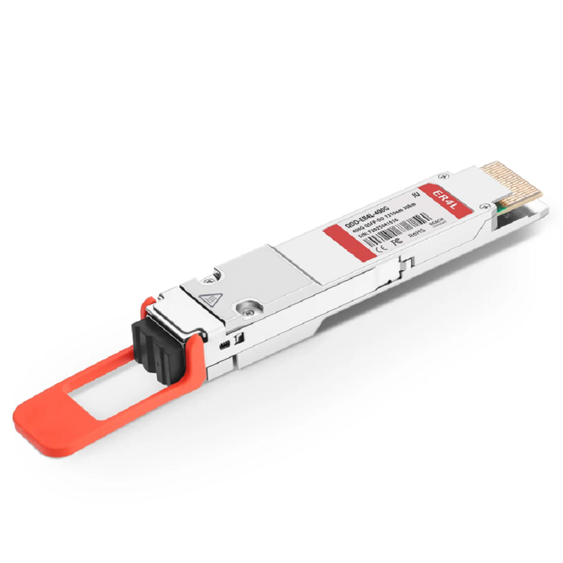 Cisco Compatible 400GBASE-ER4L QSFP-DD 8 x 50G PAM4 1310nm 30km DOM Duplex LC/UPC SMF Optical Transceiver Module