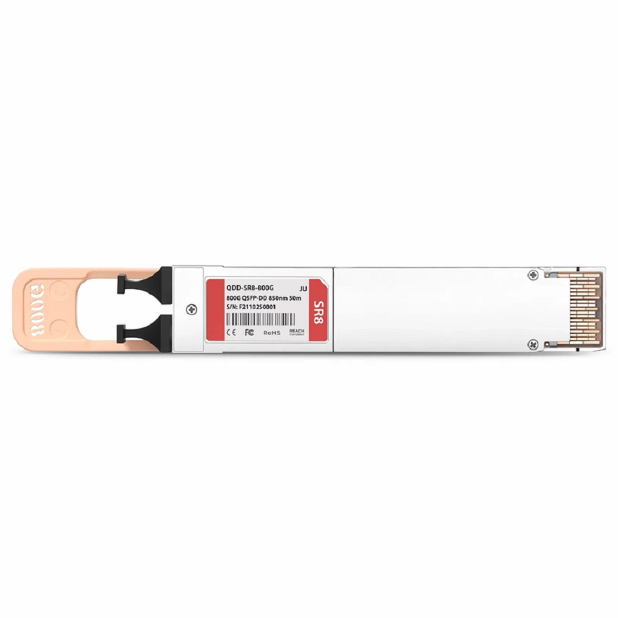 Juniper Networks Compatible 800GBASE 2xSR4/SR8 QSFP-DD 8 x 100G PAM4 850nm 50m DOM Dual MPO-12/APC MMF Optical Transceiver Module