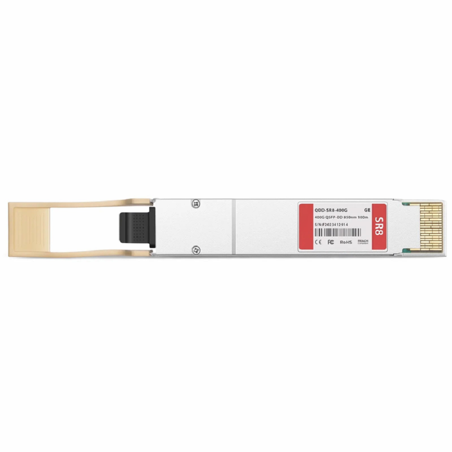 Generic Compatible 400GBASE-SR8 QSFP-DD 8 x 50G PAM4 850nm 100m DOM MPO-16/APC MMF Optical Transceiver Module, Breakout to 2 Ã— 200G-SR4 and 8 Ã— 50G-SR