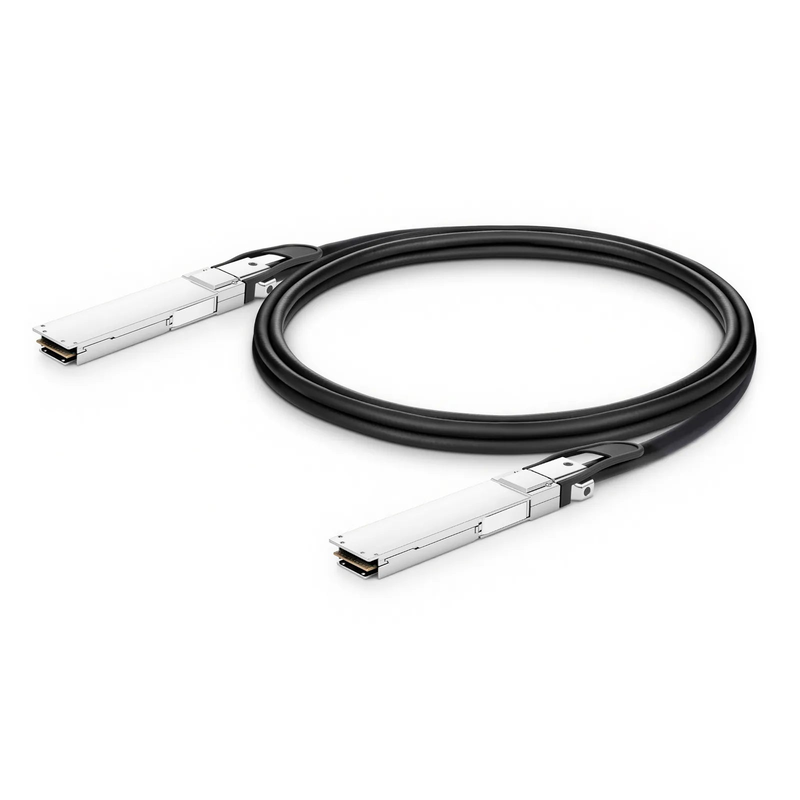 1m (3ft) NVIDIA/Mellanox Compatible 400G OSFP 8 x 50G PAM4 Flat Top Ethernet Passive Direct Attach Copper Twinax Cable