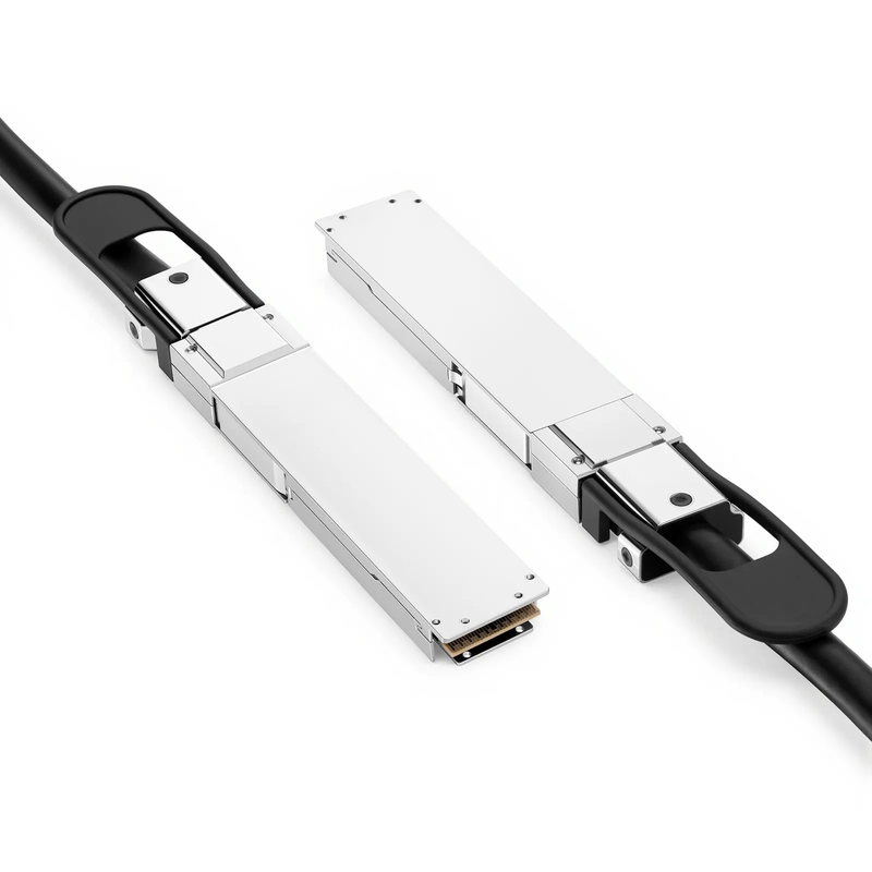 2m (7ft) NVIDIA/Mellanox Compatible 400G OSFP 8 x 50G PAM4 Flat Top Ethernet Passive Direct Attach Copper Twinax Cable