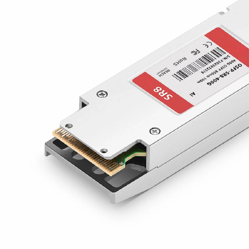 Arista Networks OSFP-400G-SR8 Compatible 400GBASE-SR8 OSFP Finned Top 8 x 50G PAM4 850nm 100m DOM MPO-16/APC MMF Optical Transceiver Module, Breakout to 2 Ã— 200G-SR4 and 8 Ã— 50G-SR