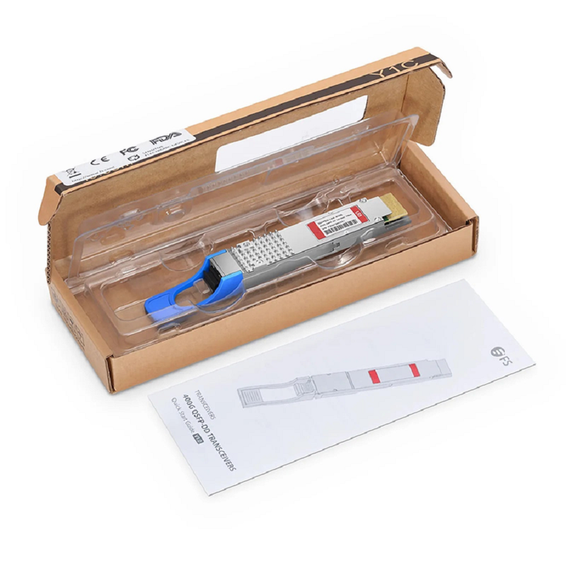 Arista Networks Compatible 400GBASE-ER8 QSFP-DD 8 x 50G PAM4 1310nm 40km DOM Duplex LC/UPC SMF Optical Transceiver Module