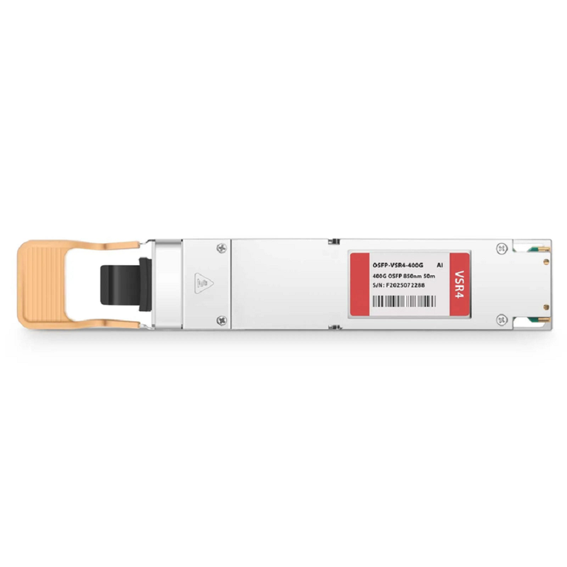 Generic Compatible 400GBASE-VSR4 OSFP Finned Top 8 x 50G PAM4 850nm 50m DOM MPO-12/APC MMF Optical Transceiver Module