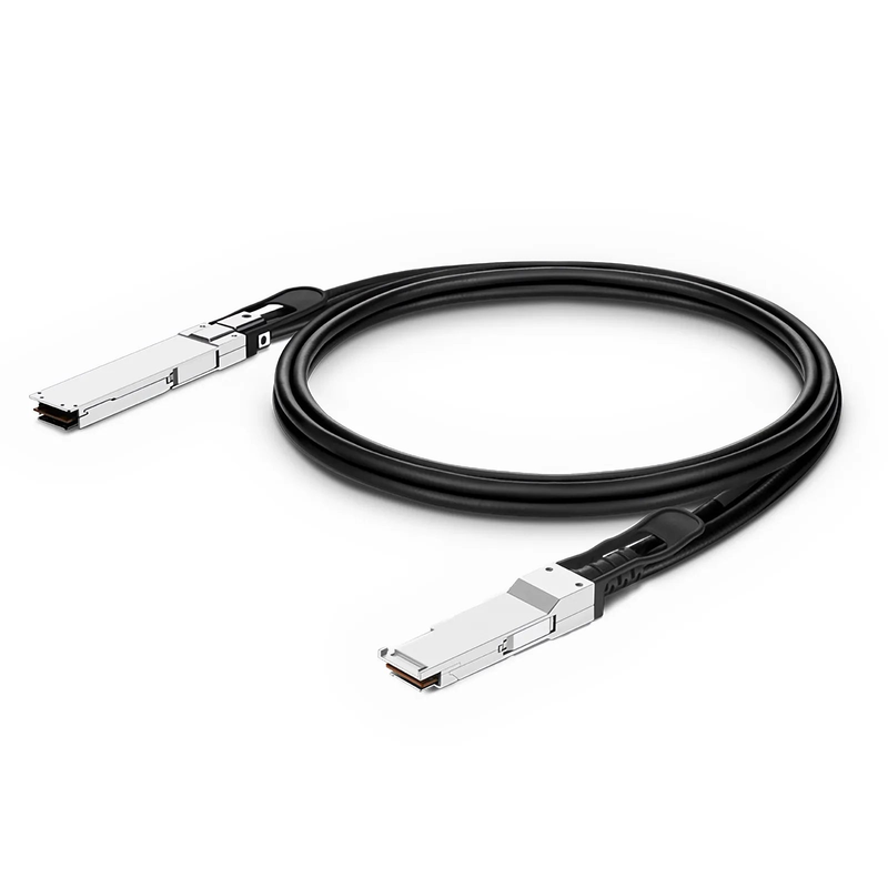 1.5m (5ft) Generic Compatible 400G OSFP 4 x 100G PAM4 Flat Top to 400G QSFP-DD 4 x 100G PAM4 Passive Direct Attach Copper Twinax Cable