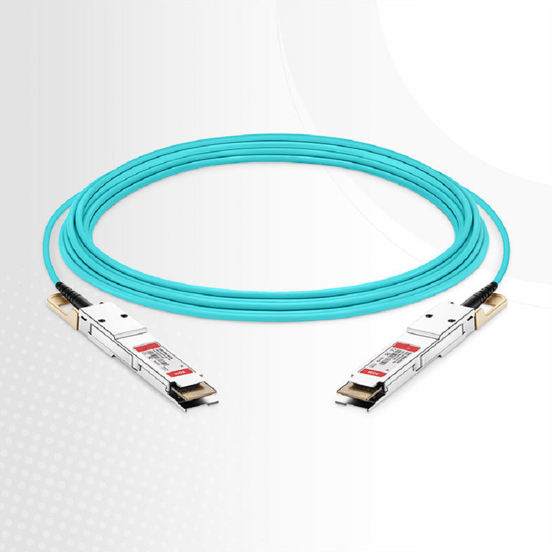100m (328ft) Generic Compatible 200G QSFP56 4 x 50G PAM4 Active Optical Cable