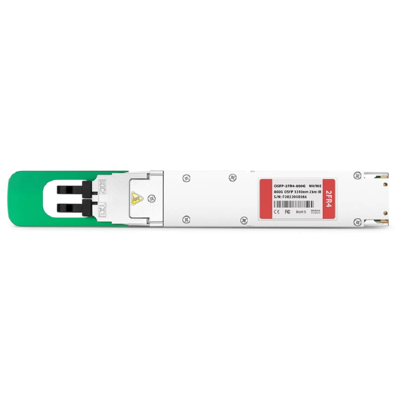 Cisco Compatible 800GBASE 2 x LR4 OSFP Closed Finned Top 8 x 100G PAM4 1310nm 10km DOM Dual Duplex LC/UPC SMF Optical Transceiver Module