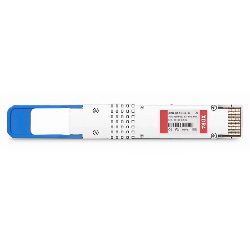 Arista Networks QDD-400G-XDR4 Compatible 400GBASE-XDR4 QSFP-DD 8 x 50G PAM4 1310nm 2km DOM MPO-12/APC SMF Optical Transceiver Module, Breakout to 4 x 100G-FR