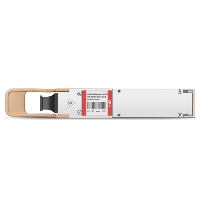 NVIDIA/Mellanox MMA1Z00-NS400 Compatible 400GBASE-SR4 QSFP112 4 x 100G PAM4 850nm 50m DOM MPO-12/APC MMF Ethernet Optical Transceiver Module