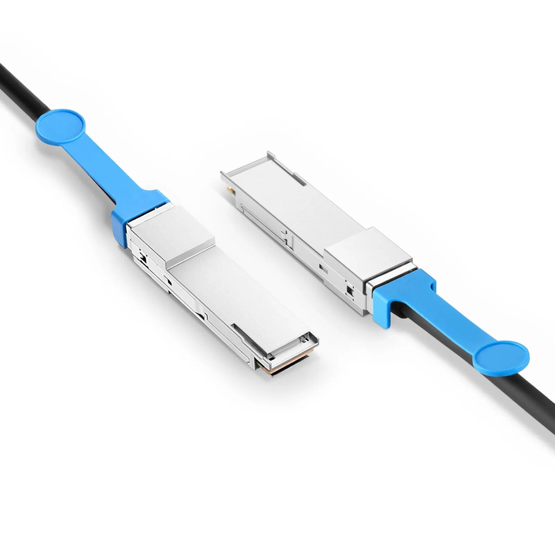2m (7ft) Generic Compatible 400G QSFP112 4 x 100G PAM4 Active Direct Attach Copper Twinax Cable