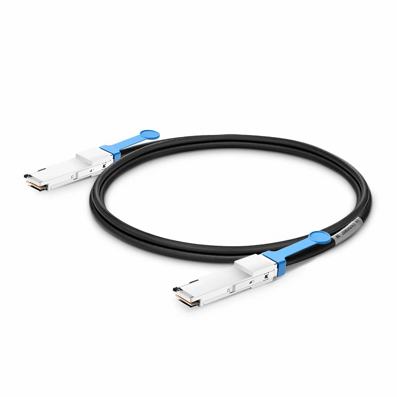 1m (3ft) Generic Compatible 400G QSFP112 4 x 100G PAM4 Active Direct Attach Copper Twinax Cable