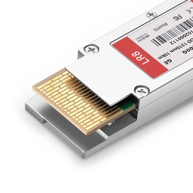 Generic Compatible 400GBASE-LR8 QSFP-DD 8 x 50G PAM4 1310nm 10km DOM Duplex LC/UPC SMF Optical Transceiver Module