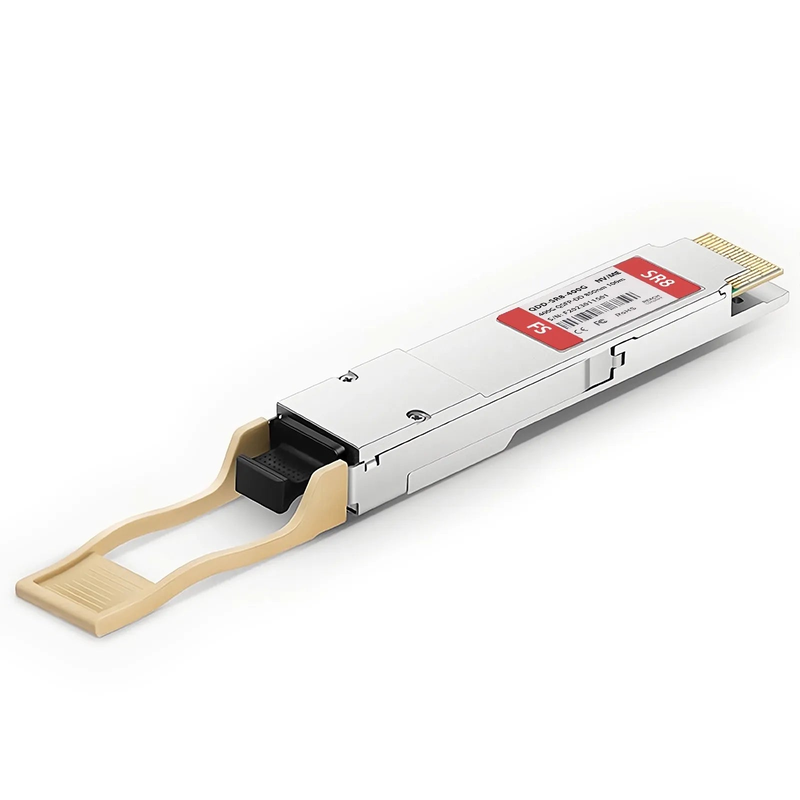 NVIDIA/Mellanox T-DQ8FNS-N00-M Compatible 400GBASE-SR8 QSFP-DD 8 x 50G PAM4 850nm 100m DOM MPO-16/APC MMF Ethernet Optical Transceiver Module, Breakout to 2 x 200G-SR4 and 8 x 50G-SR