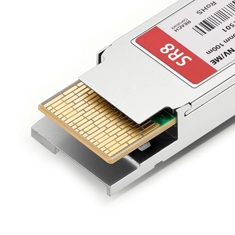 NVIDIA/Mellanox T-DQ8FNS-N00-M Compatible 400GBASE-SR8 QSFP-DD 8 x 50G PAM4 850nm 100m DOM MPO-16/APC MMF Ethernet Optical Transceiver Module, Breakout to 2 x 200G-SR4 and 8 x 50G-SR