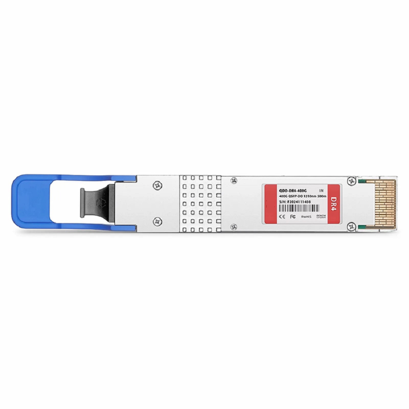 Arista Networks QDD-400G-PLR4 Compatible 4 x 100GBASE-LR QSFP-DD 1310nm 10km DOM MPO-12/APC SMF Optical Transceiver Module, Breakout to 4 x100G-LR