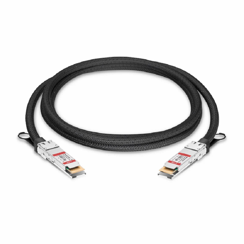0.5m (2ft) Cisco QDD-400-CU0.5M Compatible 400G QSFP-DD 8 x 50G PAM4 Passive Direct Attach Copper Twinax Cable