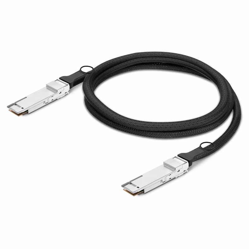 2m (7ft) Generic Compatible 400G QSFP-DD 8 x 50G PAM4 Passive Direct Attach Copper Twinax Cable