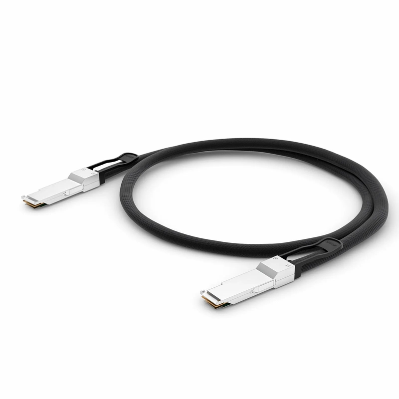 0.5m (2ft) Generic Compatible 400G QSFP112 4 x 100G PAM4 Passive Direct Attach Copper Twinax Cable