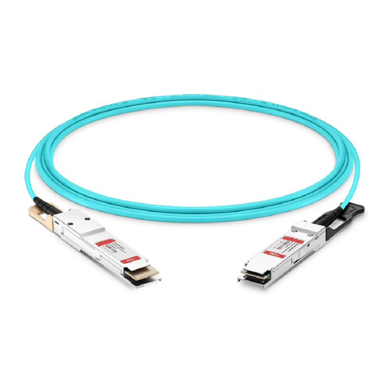 15m (49ft) Cisco Compatible 400G QSFP112 4 x 100G PAM4 to 400G QSFP-DD 8 x 50G PAM4 Active Optical Cable