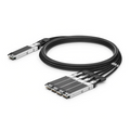 1m (3ft) Juniper Networks Compatible 800G OSFP 8 x 100G PAM4 Finned Top to 4 x 200G OSFP 2 x 100G PAM4 Finned Top Passive Direct Attach Copper Breakout Cable