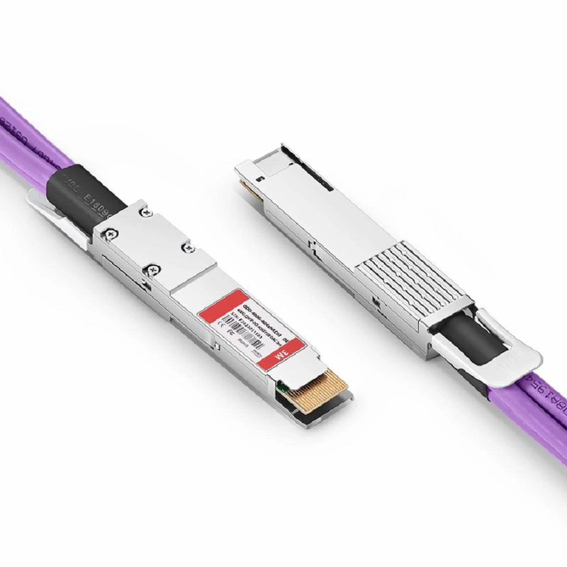 3m (10ft) Arista Networks Compatible 400G QSFP-DD 8 x 50G PAM4 to 4 x 100G QSFP28 4 x 25G NRZ Active Electrical Breakout Cable