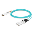 50m (164ft) Generic Compatible 200G QSFP-DD 8 x 25G NRZ to 2 x 100G QSFP28 4 x 25G NRZ Active Optical Breakout Cable